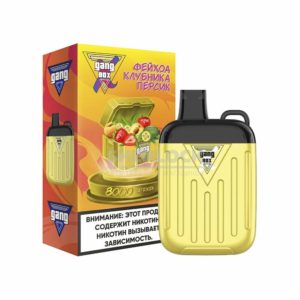 Электронная сигарета GANG XBOX 8000 (Фейхоя клубника персик)