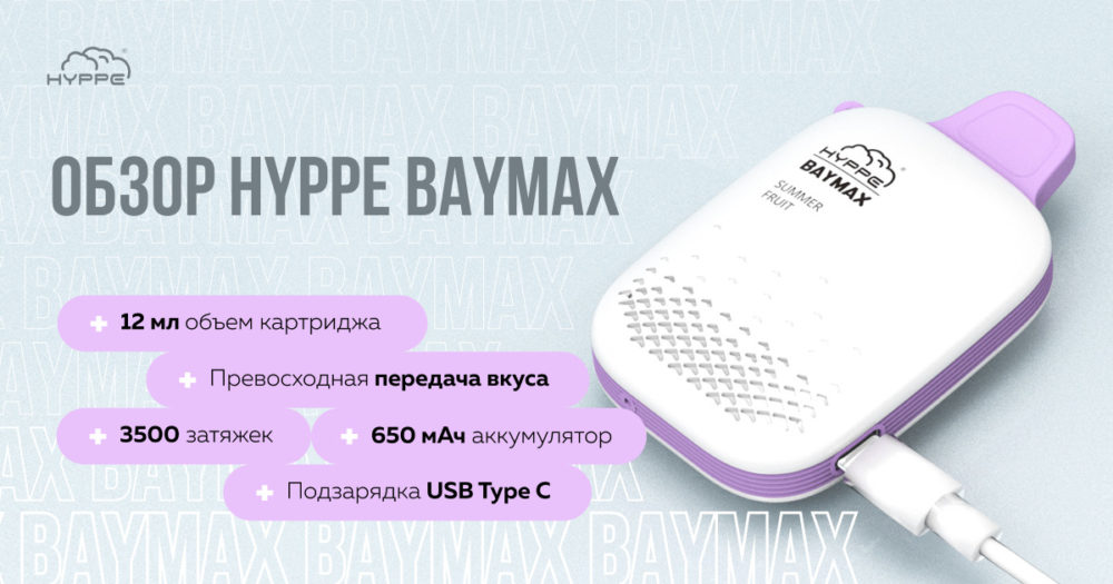 Обзор HYPPE BAYMAX