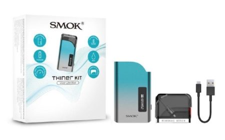 Smok Thiner Pod Kit 700mAh (Silver Lake Blue)