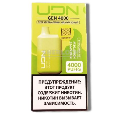 UDN GEN 4000 Kiwi Apple Honeydew (Киви Яблоко Медовая дыня)