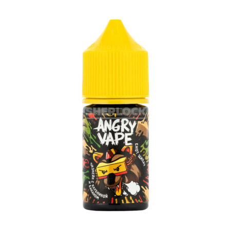 Жидкость Angry Vape Salt 30 мл 2% (20 мг/мл)  Енот Щипач (Чизкейк Манго Ананас)