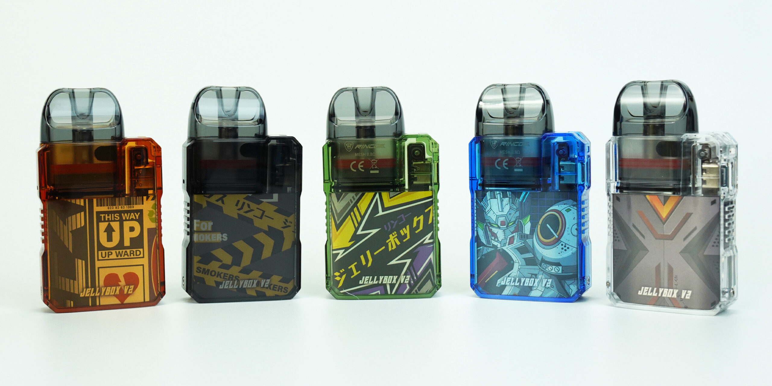 Цветовая палитра Jellybox V2 Pod Ki