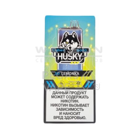 Электронная сигарета CYBERHUSKY 8000 LEMONKA 8000 NEW (Лимон скитлс)