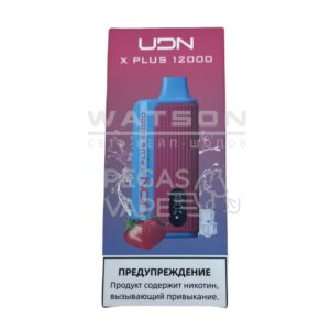 Электронная сигарета UDN X PLUS 12000 (Клубничный лед)