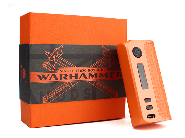 Комплектация Warhammer 18650 Box Mod