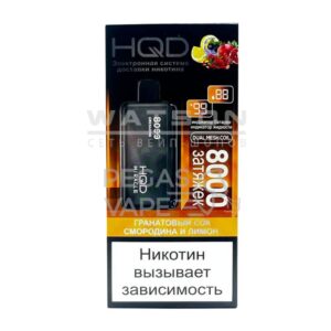 8000 HQD Miracle (Гранатовый сок, смородина и лимон)