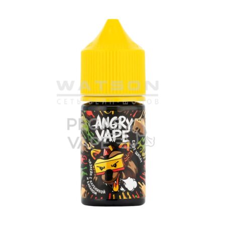 Жидкость Angry Vape Ultra Salt Енот Щипач (Чизкейк с клубникой и бананом) 30 мл 2% (20 мг/мл) Strong