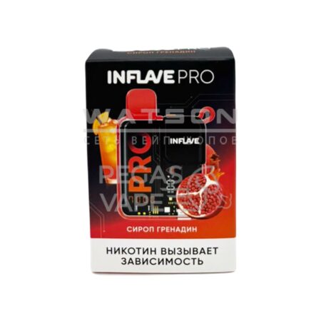 Электронная сигарета INFLAVE PRO 7000 (Сироп гренадин)