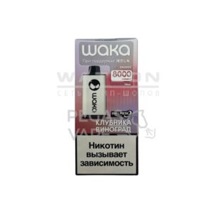 Электронная сигарета WAKA soPRO DM 8000 Strawberry Grape (Клубника виноград)