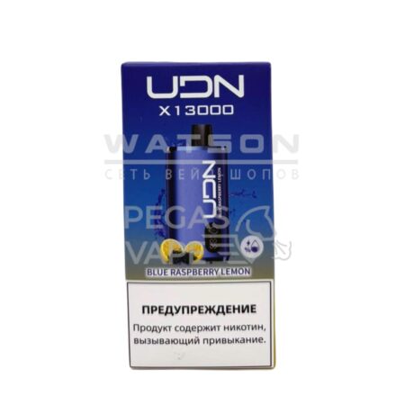 Электронная сигарета UDN BAR X 13000  (Голубая малина лимон)