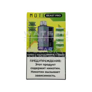 MOTI PLAYBAR 14000 Киви с маракуйей и гуавой