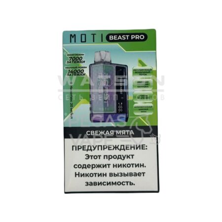 MOTI PLAYBAR 14000 Свежая мята