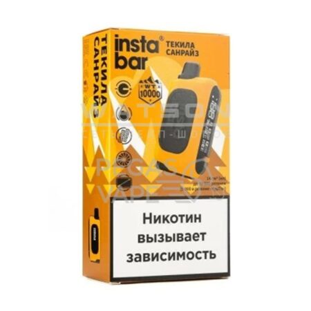 Электронная сигарета PLONQ INSTABAR 10000 (Текила Санрайз)