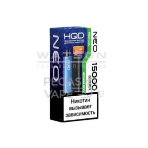 Электронная сигарета HQD NEO 15000 (Черника мята)