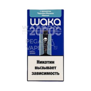 Электронная сигарета WAKA soPRO 20000 Blue Razz Mint (Черника малина ментол)