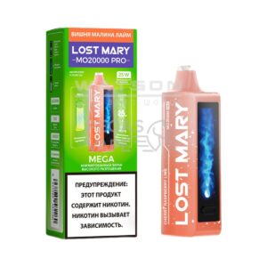 Электронная сигарета LOST MARY MO 20000 (Вишня малина лайм)