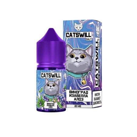 Жидкость Catswill Salt (Виноград алоэ) 30 мл 2% (20 мг/мл)