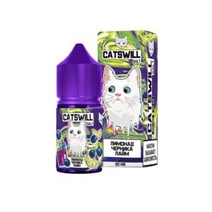 Жидкость Catswill Salt (Лимонад черника лайм) 30 мл 2% (20 мг/мл)