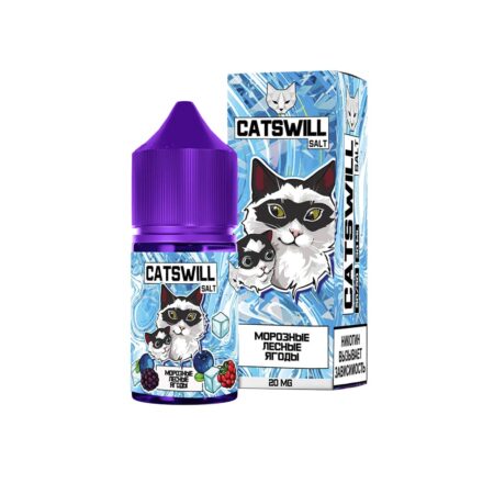 Жидкость Catswill Salt (Морозные лесные ягоды) 30 мл 2% (20 мг/мл)