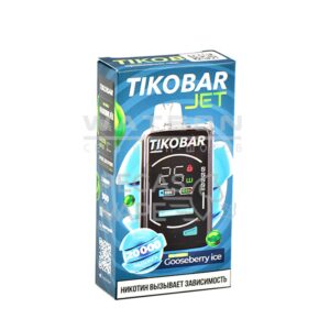 Электронная сигарета TIKOBAR JET 20000 Gooseberry ice (Крыжовник лед)