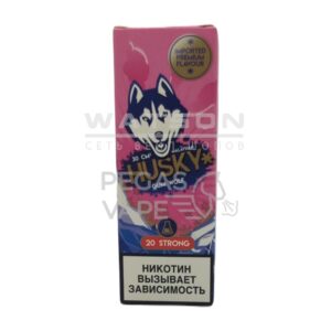 Жидкость Husky Malaysian Salt Strong Series GUM WOLF (Ледяная арбузная жвачка с ментолом ) 30 мл 2% (20 мг/мл) Strong