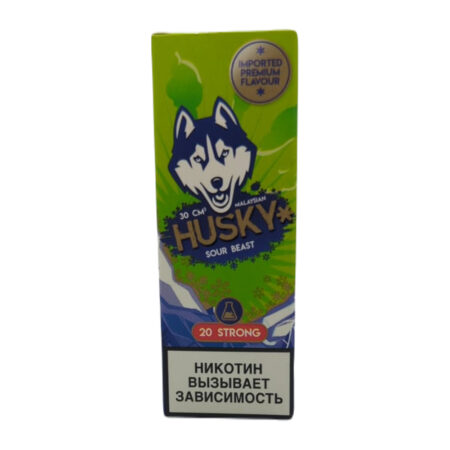 Жидкость Husky Malaysian Salt Strong Series SOUR BEAST (Ледяной микс киви, клубники и мяты) 30 мл 2% (20 мг/мл) Strong