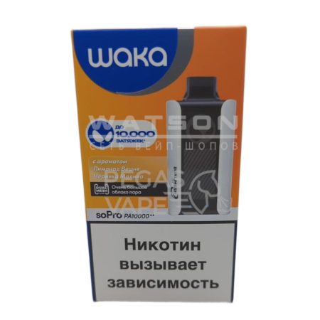 Электронная сигарета Waka PA-10000 (Лимонад вишня-черника малина)