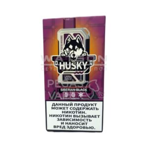 Электронная сигарета HUSKY SPACE 18000 Siberian black (Mалина ежевика и лёд)