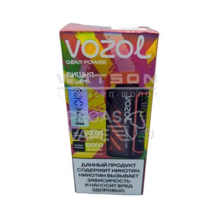 Электронная сигарета VOZOL GEAR POWER 20000 (Вишня лайм)