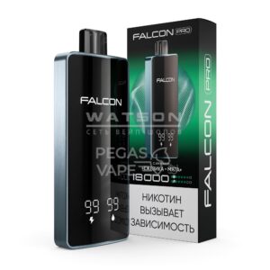 Электронная сигарета FALCON PRO 18000 (Ежевика мята)