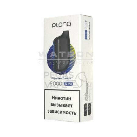 Электронная сигарета PLONQ MAX SMART 8000 (Черника Лимон)