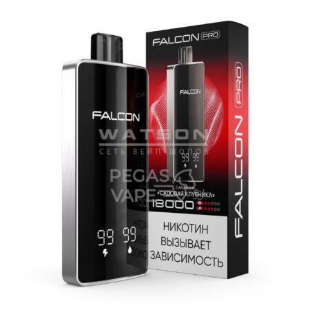 Электронная сигарета FALCON PRO 18000 (Садовая клубника)