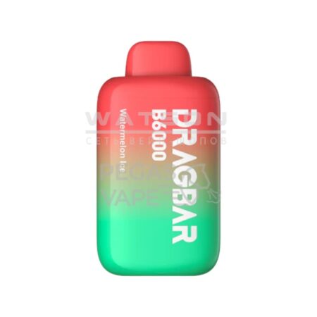 Электронная сигарета DRAGBAR B6000 (Арбуз лед)