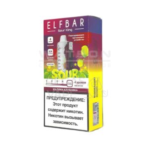 Электронная сигарета Elf Bar Sour King 30000 (Малина клубника)