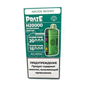 Электронная сигарета Praze H20000 (Кислое яблоко)