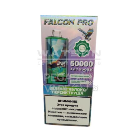 Электронная сигарета JNR FALCON PRO 50000 (Зеленое яблоко персик груша)