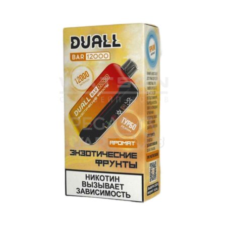 Электронная сигарета DUALL BAR 12000 (Экзотические фрукты)