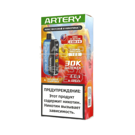 Электронная сигарета Artery CL6 30000 (FLAVOR+NIC edtion) (Грушевый лимонад арбуз)
