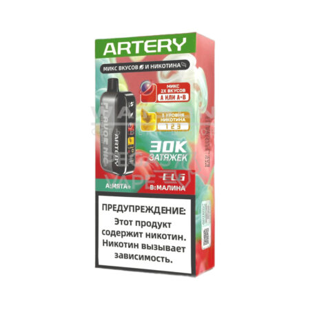 Электронная сигарета Artery CL6 30000 (FLAVOR+NIC edtion) (Мята лимон)