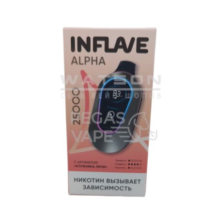 Электронная сигарета INFLAVE ALPHA 25000 (Клубника Личи)