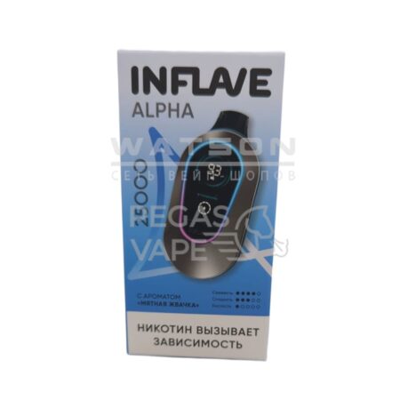 Электронная сигарета INFLAVE ALPHA 25000 (Мятная жвачка)