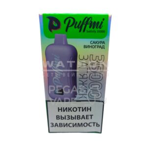 Электронная сигарета PuffMi Satisfy 35000 (Сакура виноград)