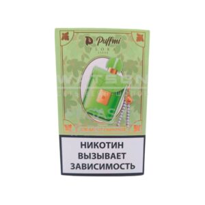 Электронная сигарета PuffMi Flora 25000 (Зеленый чай с маракуйя)