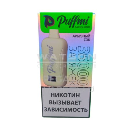 Электронная сигарета PuffMi Satisfy 35000 (Арбузный сок)