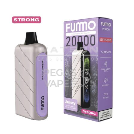 Электронная сигарета Fummo NOVA 20000 Strong (Кислая Ежевика)