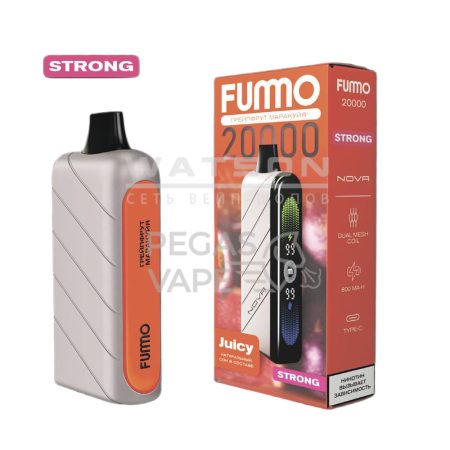Электронная сигарета Fummo NOVA 20000 Strong (Грейпфрут Маракуйя)