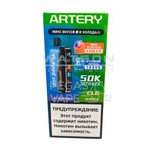 Электронная сигарета Artery CL6 50k (FLAVOR+ICE edtion) (Черничная мята)