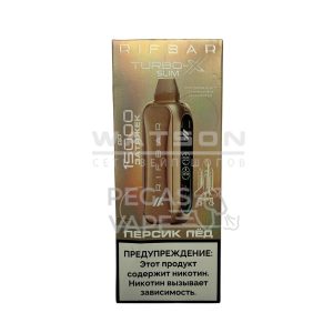 Электронная сигарета RIFBAR TURBO 15000 PEACH ICE (Персиковый лёд)
