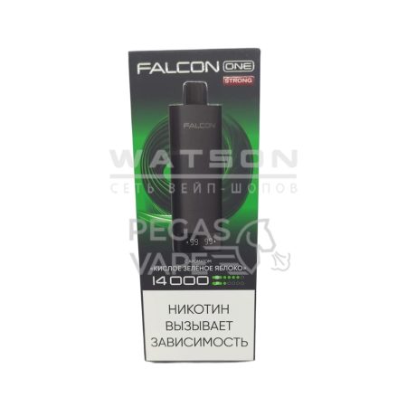 Электронная сигарета FALCON ONE 14000 (Кислое зеленое яблоко)