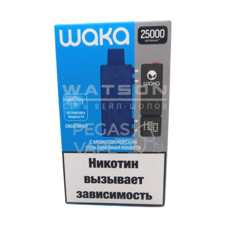 Pod-система Waka Creator KIT 25000 (Морская соль лимонная конфета)